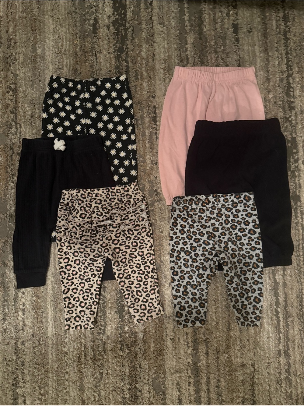 Baby Girl 3-6 Month Pants Bundle